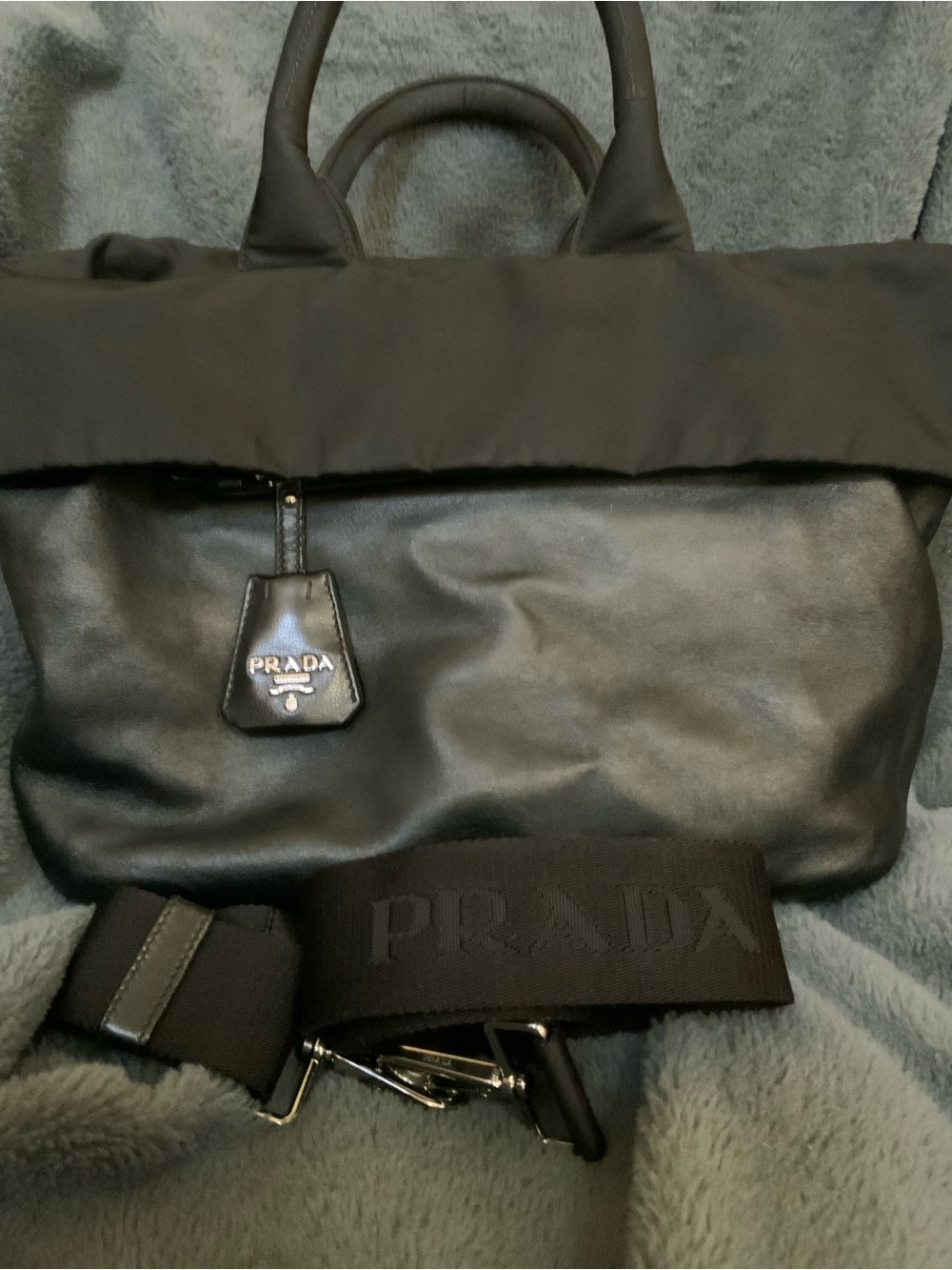 Vintage Prada Leather Reversible Bag